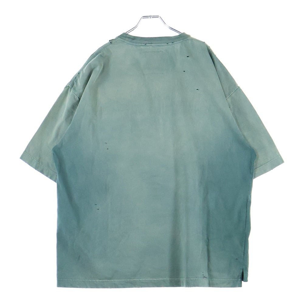 MAISON MIHARAYASUHIRO(メゾンミハラヤスヒロ) 25AW SUN FADED TEE サン フェード 半袖 カットソー グリーン A15TS621