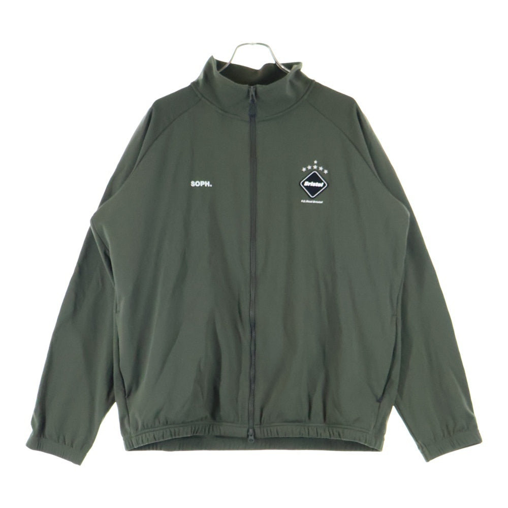 F.C.R.B./F.C.Real Bristol/FCRB(エフシーアールビー/エフシーレアルブリストル) 24SS PDK JACKET ピーディーケー ジップアップトラックジャケット ジャージ カーキ FCRB-240002