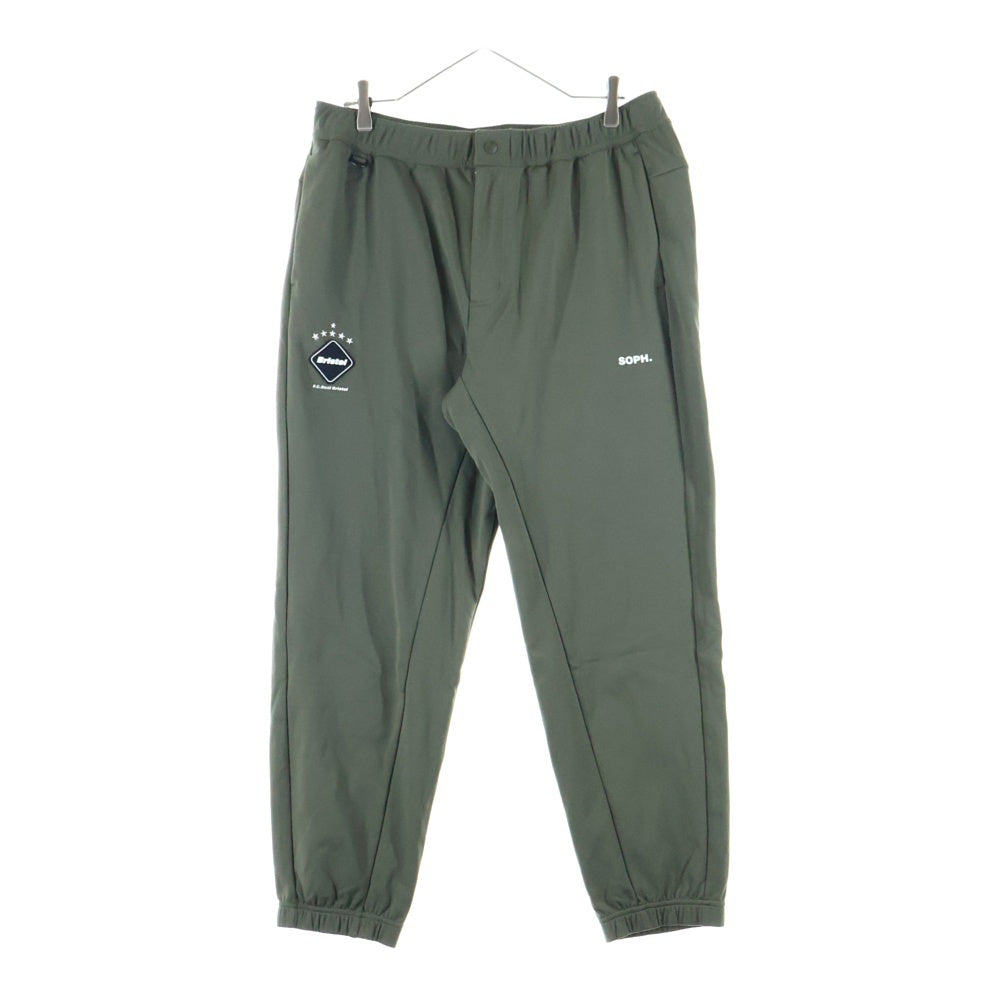 F.C.R.B./F.C.Real Bristol/FCRB(エフシーアールビー/エフシーレアルブリストル) 24SS PDK SHIRRING HEM PANTS ピーディーケー シャーリング ヘム イージースウェットジョガーパンツ カーキ FCRB-240005