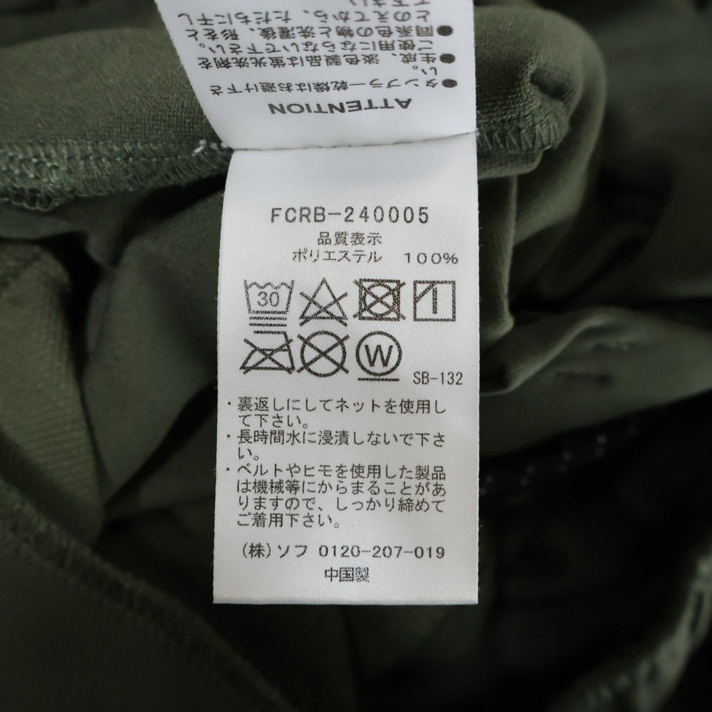 F.C.R.B./F.C.Real Bristol/FCRB(エフシーアールビー/エフシーレアルブリストル) 24SS PDK SHIRRING HEM PANTS ピーディーケー シャーリング ヘム イージースウェットジョガーパンツ カーキ FCRB-240005