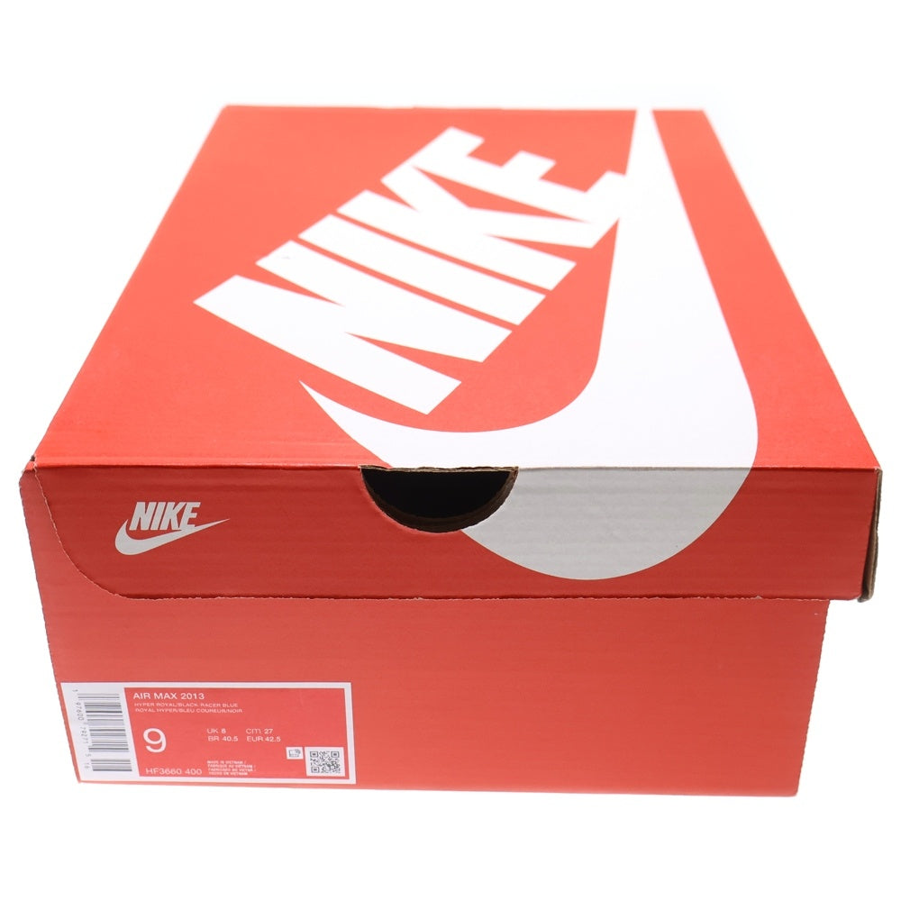 NIKE(ナイキ) AIR MAX 2013 ROYAL BLUE エアマックス2013 ロイヤルブルー ローカットスニーカー ブルー US9/27cm HF3660-400