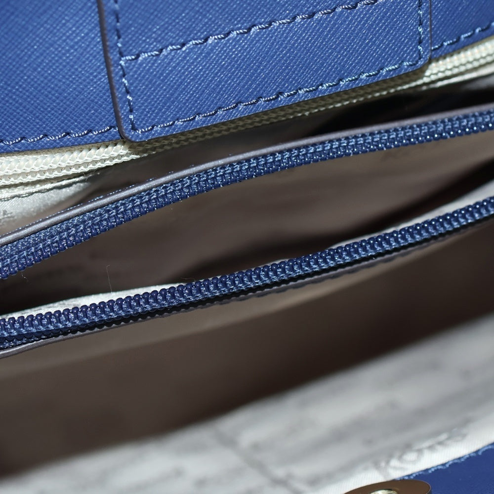 MICHAEL KORS(マイケルコース) フラワープリント 2WAY ハンド ショルダー ブルー レディース