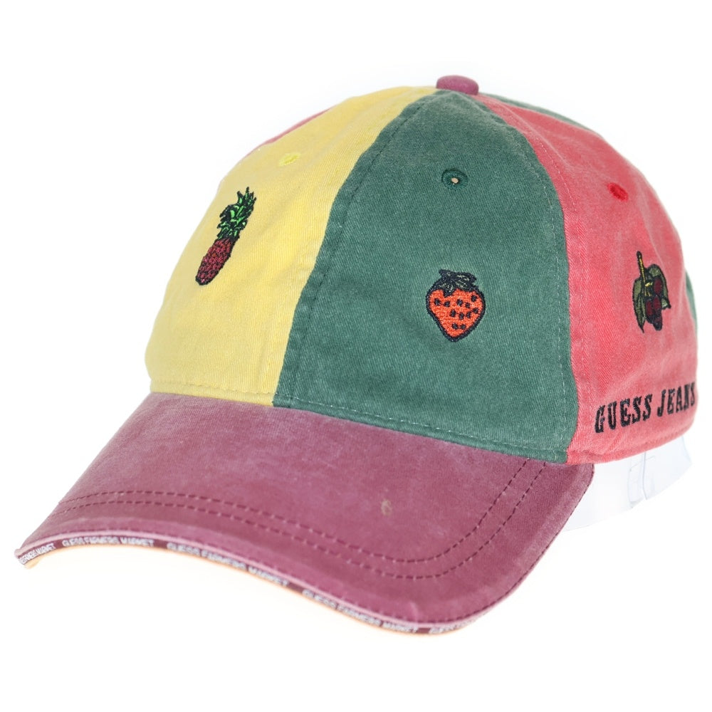 GUESS(ゲス) GUESS JEANS ×SEAN WOTHERSPOON FARMERS MARKET HAT ショーン ウェザースプーン フルーツマーケット ハット 6パネルキャップ 帽子 マルチカラー M8SZ03T02F2
