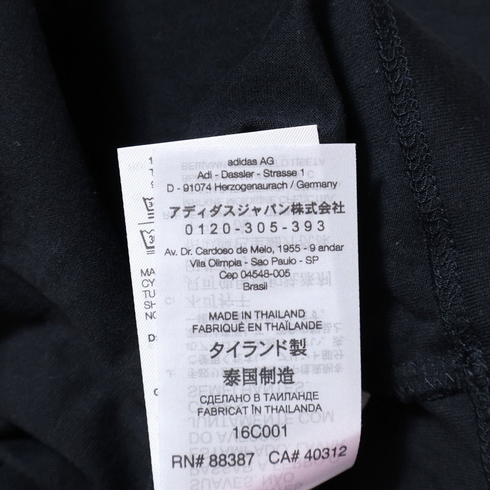 Y-3(ワイスリー) GRAPHIC SHORT SLEEVE TEE グラフィック ショート スリーブ クルーネック半袖Tシャツ カットソー ブラック JN4879