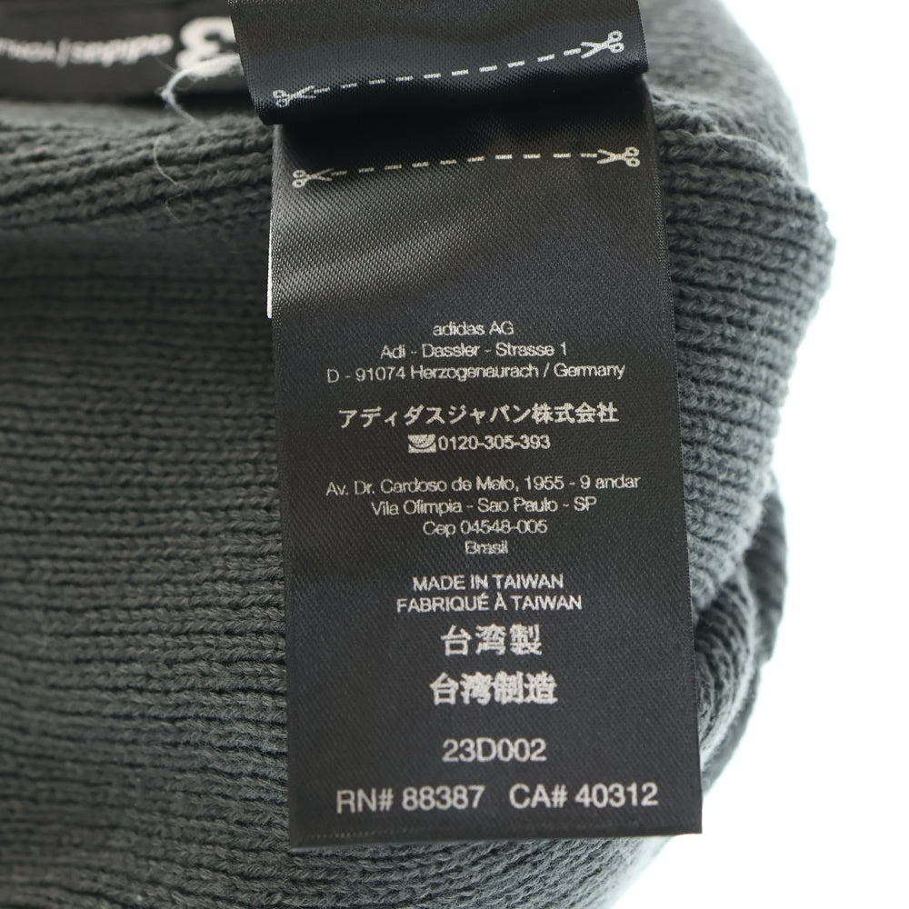 Y-3(ワイスリー) CLASSIC LOGO BEANIE クラシック ロゴ ビーニー ニットキャップ 帽子 グレー CD4761