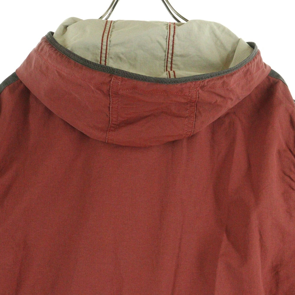 THISISNEVERTHAT(ディスイズネバーザット) ANORAK JACKET ロゴ刺繍 ナイロン アノラックジャケット レッド TN243WOWLS06