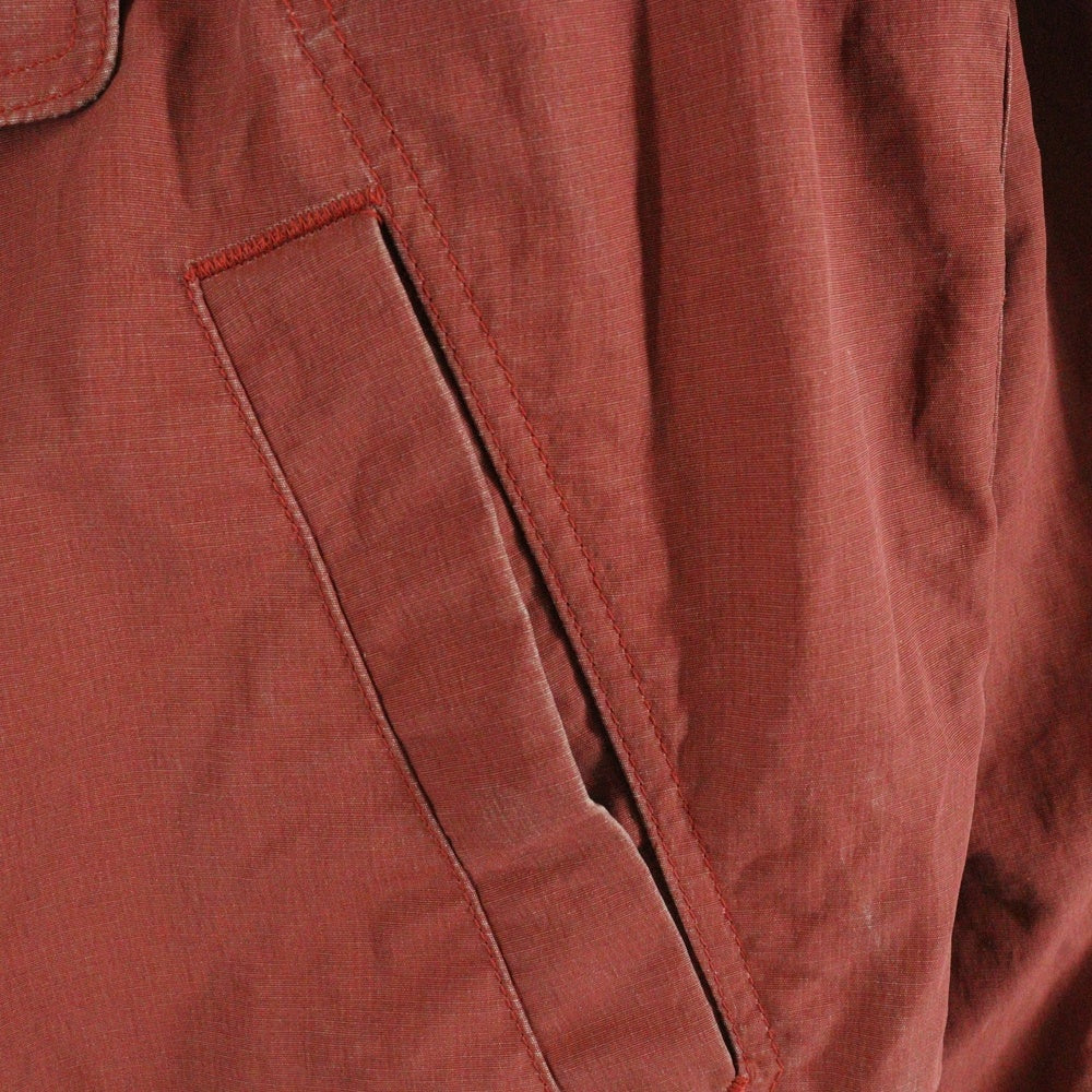 THISISNEVERTHAT(ディスイズネバーザット) ANORAK JACKET ロゴ刺繍 ナイロン アノラックジャケット レッド TN243WOWLS06