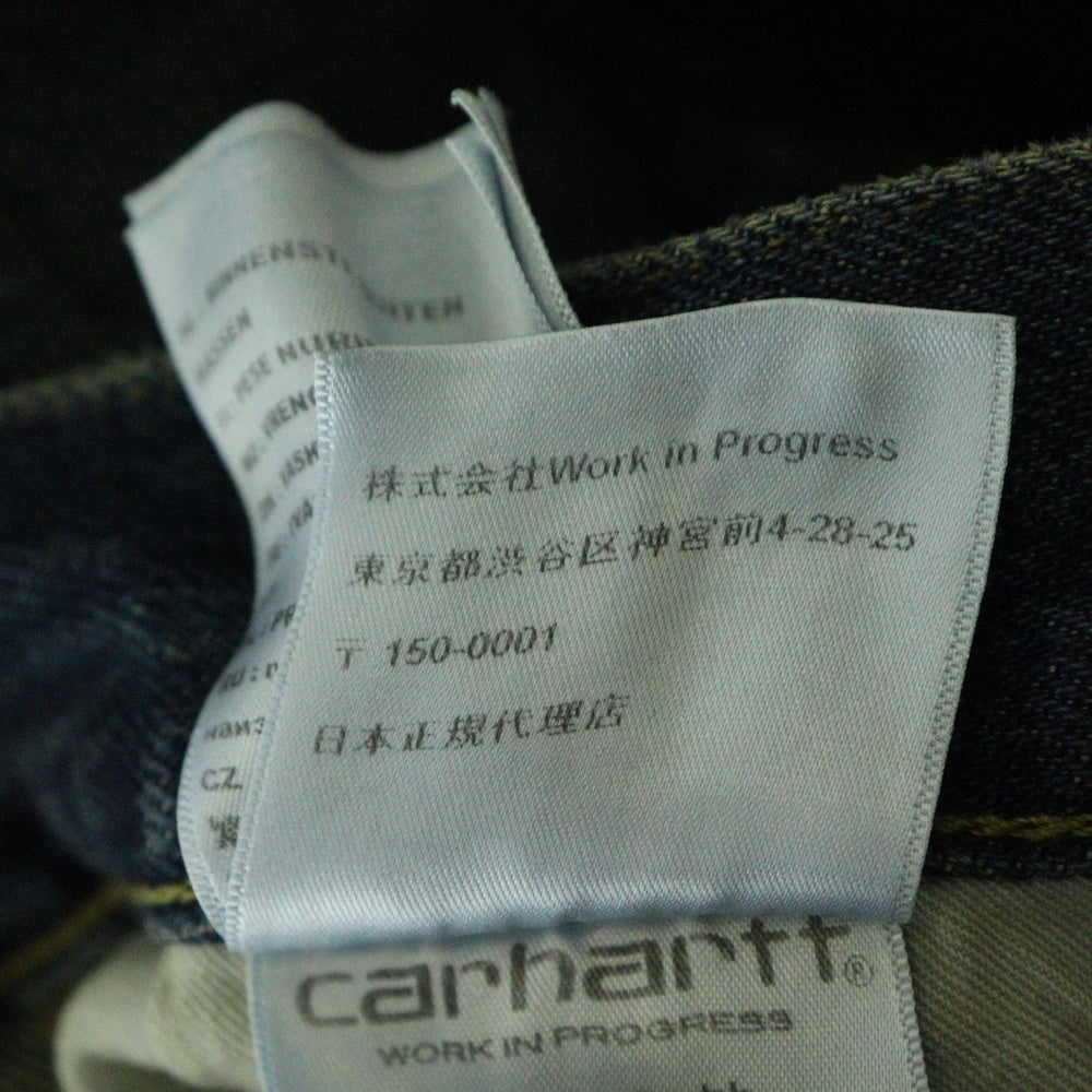 CARHARTT(カーハート) DOUBLE KNEE PANT ダブルニー ワークデニムパンツ インディゴ IO32699