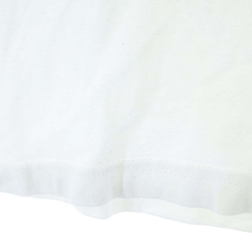 GOODENOUGH(グッドイナフ) 16SS G FLOWER TEE ロゴデザイン 両面プリント クルーネック カットソー 半袖Tシャツ ホワイト