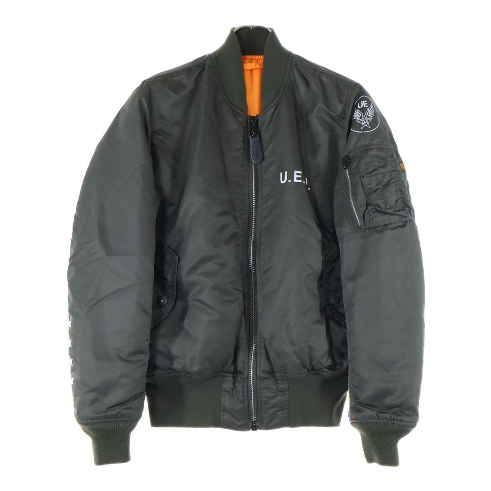 ALPHA INDUSTRIES(アルファ インダストリーズ) ×UNIFORM EXPERIMENT TIGHT FIT MA-1 ユニフォーム エクスペリメント タイトフィット エムエーワン ジャケット UE-091080