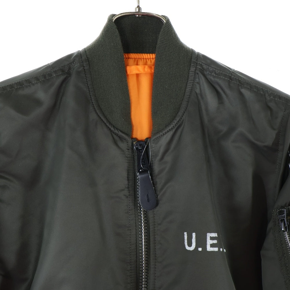 ALPHA INDUSTRIES(アルファ インダストリーズ) ×UNIFORM EXPERIMENT TIGHT FIT MA-1 ユニフォーム エクスペリメント タイトフィット エムエーワン ジャケット UE-091080
