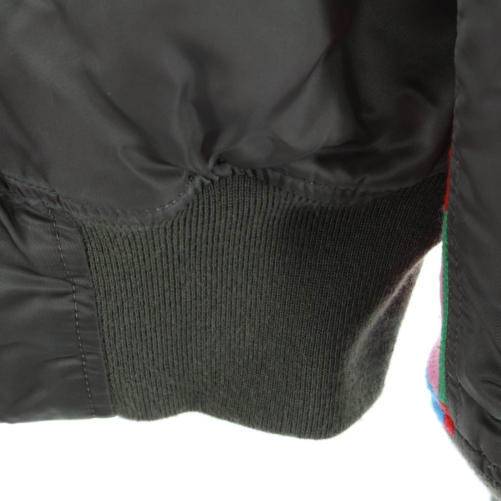 ALPHA INDUSTRIES(アルファ インダストリーズ) ×UNIFORM EXPERIMENT TIGHT FIT MA-1 ユニフォーム エクスペリメント タイトフィット エムエーワン ジャケット UE-091080