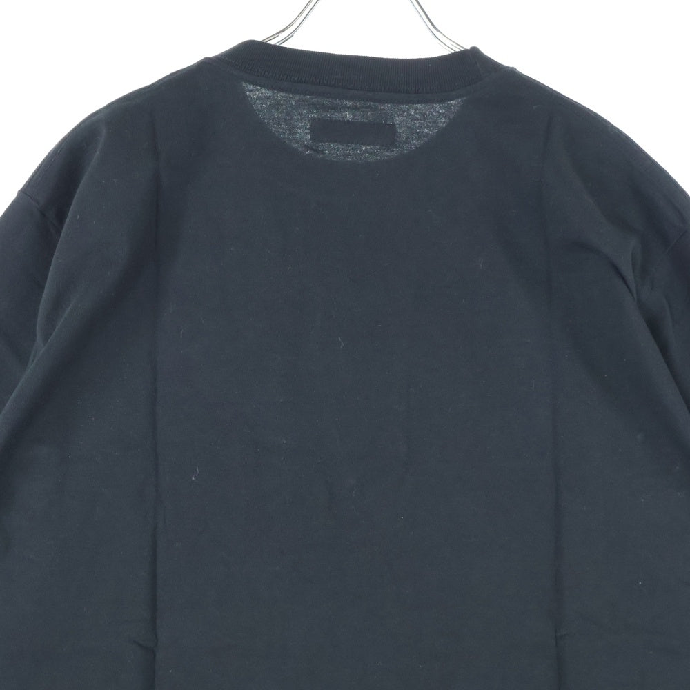 glamb(グラム) THE BLUE HEARTS COLLAGE ザ ブルーハーツ フォトデザイン クルーネック カットソー 半袖Tシャツ ブラック