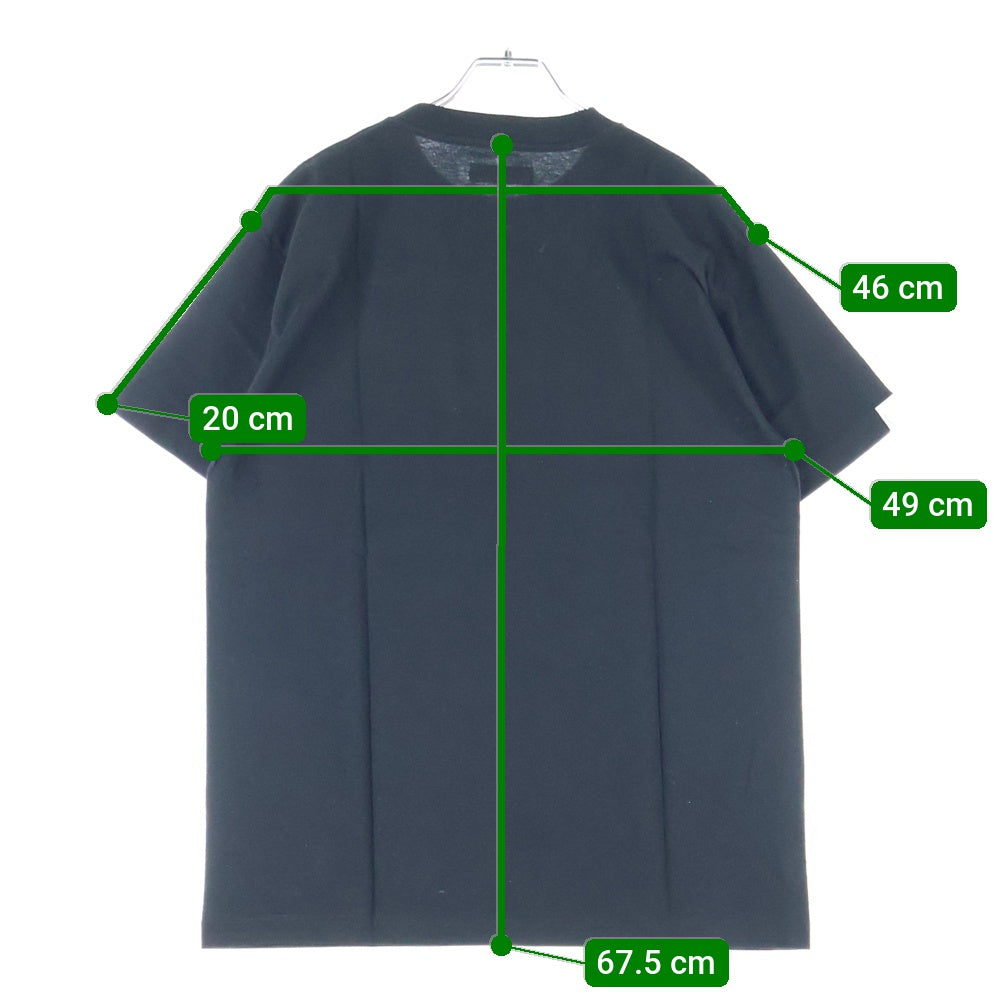 glamb(グラム) THE BLUE HEARTS COLLAGE ザ ブルーハーツ フォトデザイン クルーネック カットソー 半袖Tシャツ ブラック