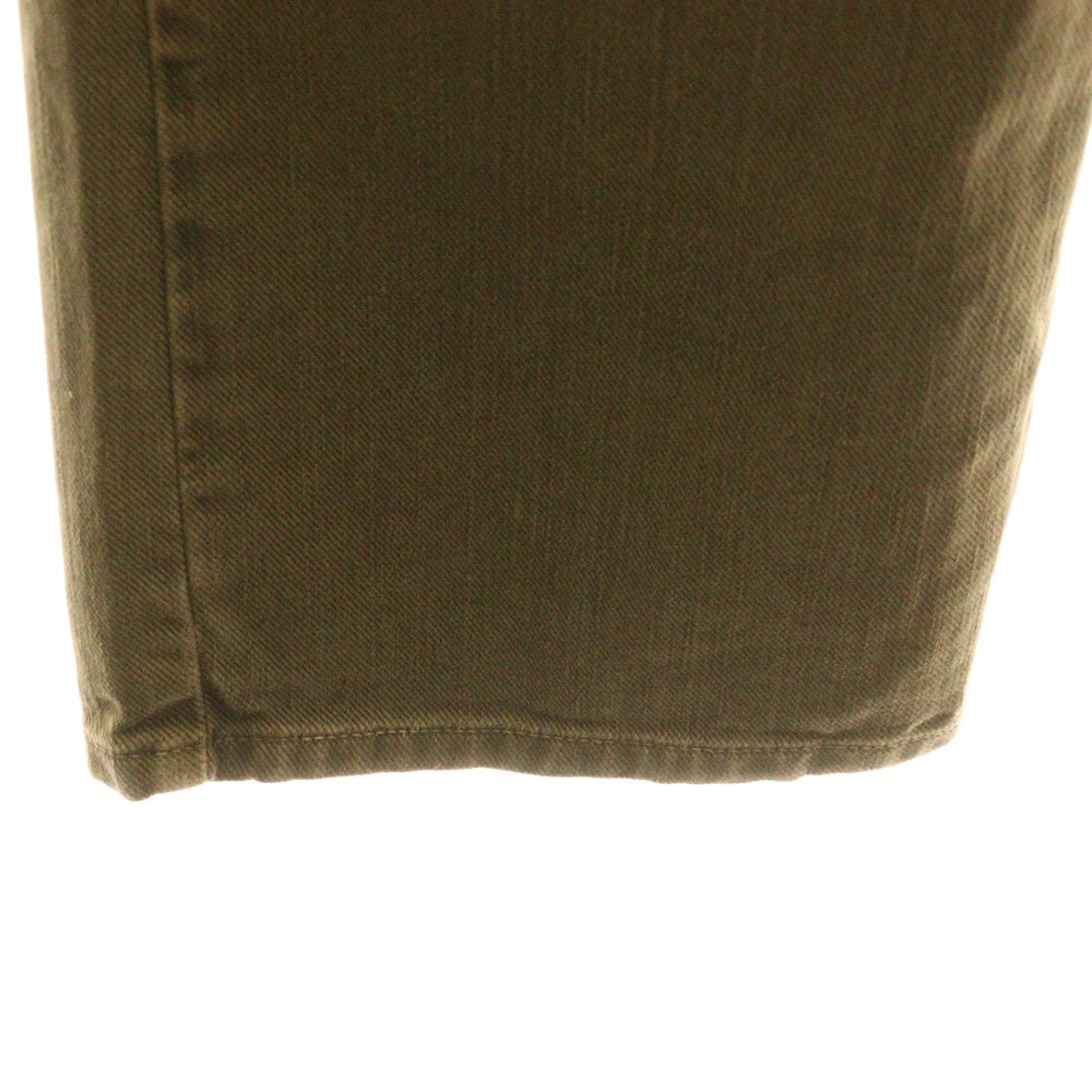 REPLAY(リプレイ) チュニジア製 コットン ボタンフライ ストレートパンツ ブラウン 983.000.8039882