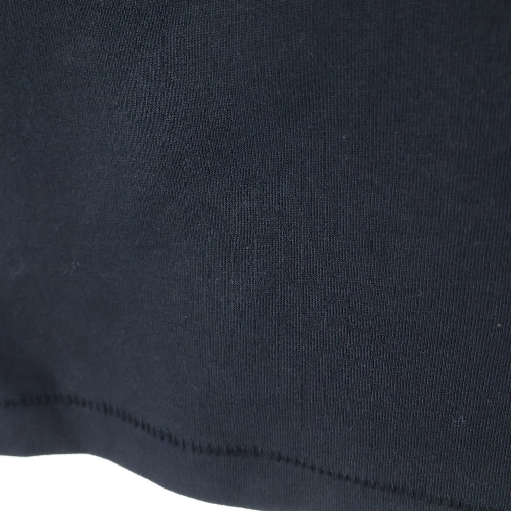 ASKYURSELF(アスクユアセルフ) ロゴプリント オーバーサイズ クルーネック コットン 半袖Tシャツ カットソー ブラック