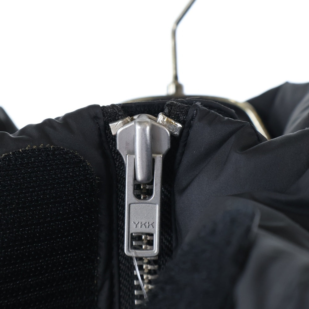 entire studios(エンタイア スタジオ) MML VEST ジップアップ ダウンベスト ブラック ES2400