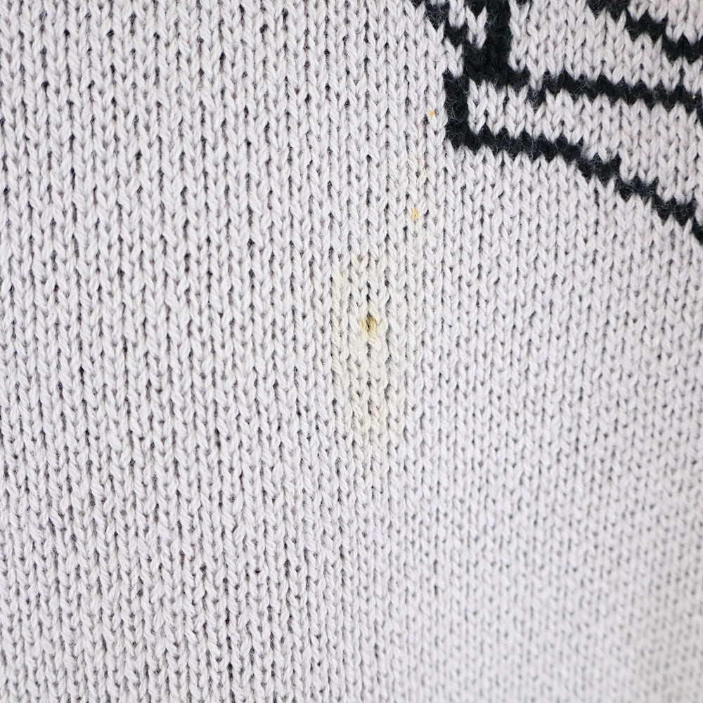 NO BRAND(ノーブランド) WASTED PARIS ウェイステッドパリス LOCALS DESTROY SWEATER ローカルズ デストロイ ニット セーター ライトグレー