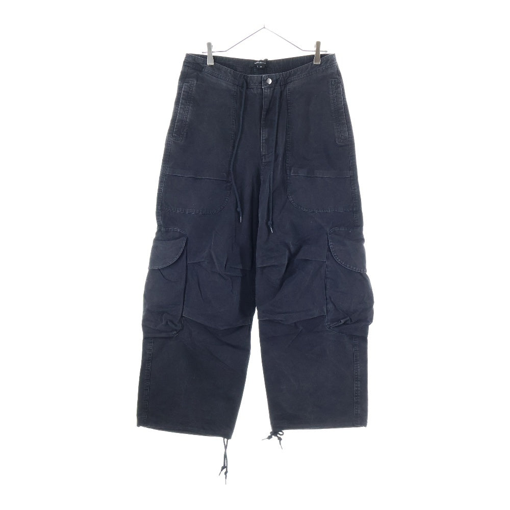 entire studios(エンタイア スタジオ) FREIGHT CARGO フレイト コットン カーゴパンツ ブラック ES2395