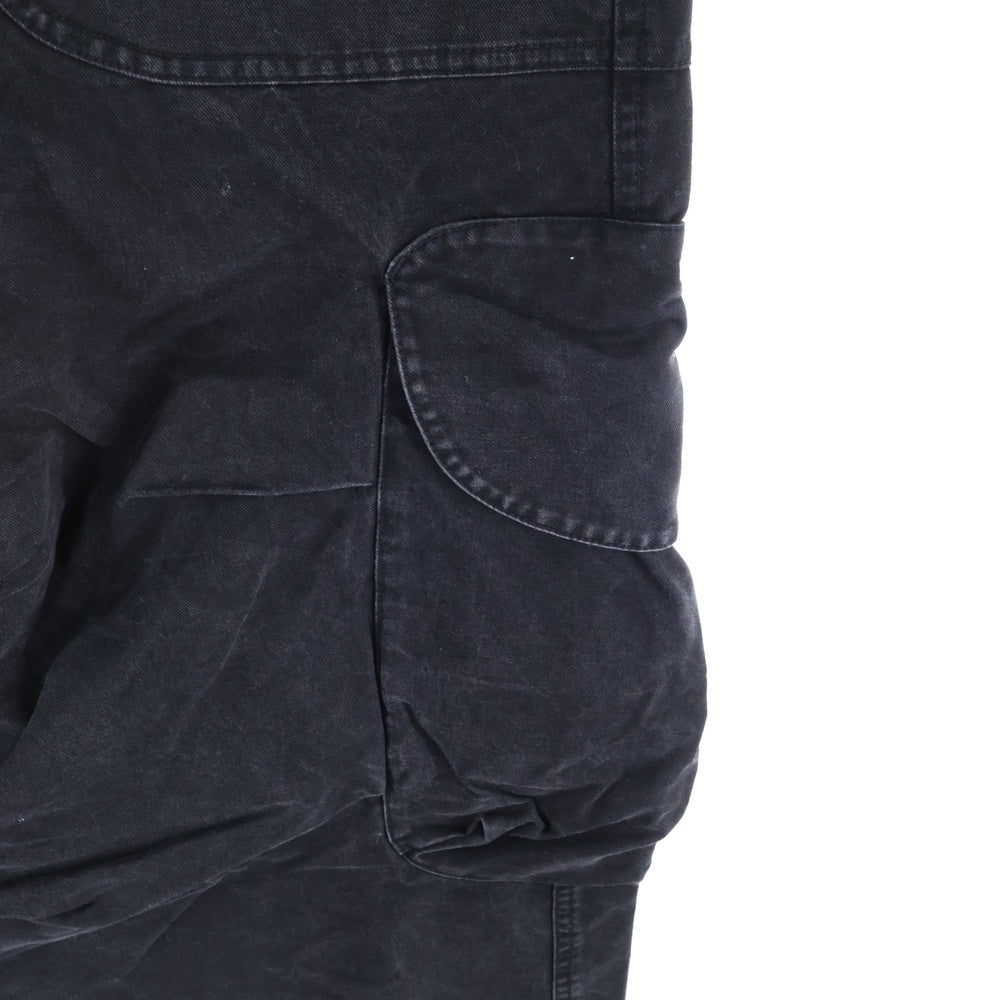 entire studios(エンタイア スタジオ) FREIGHT CARGO フレイト コットン カーゴパンツ ブラック ES2395