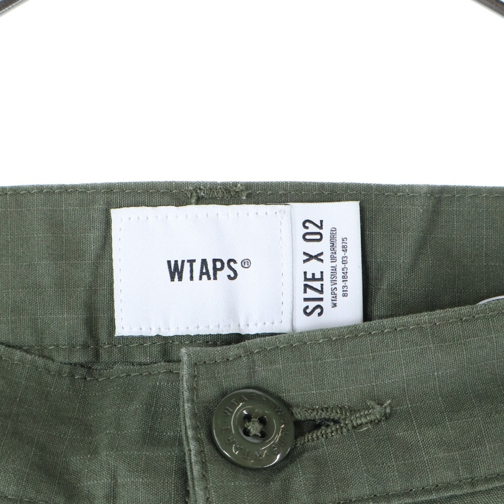 WTAPS(ダブルタップス) 24AW TROUSERS RIPSTOP リップストップ トラウザーズ カーゴパンツ カーキ 242WVDT-PTM01