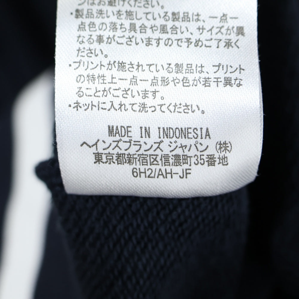 CHAMPION(チャンピオン) PULLOVER HOODIE BASIC ボーダー リブ プルオーバー スウェット フーデッド パーカー ネイビー C3-L121