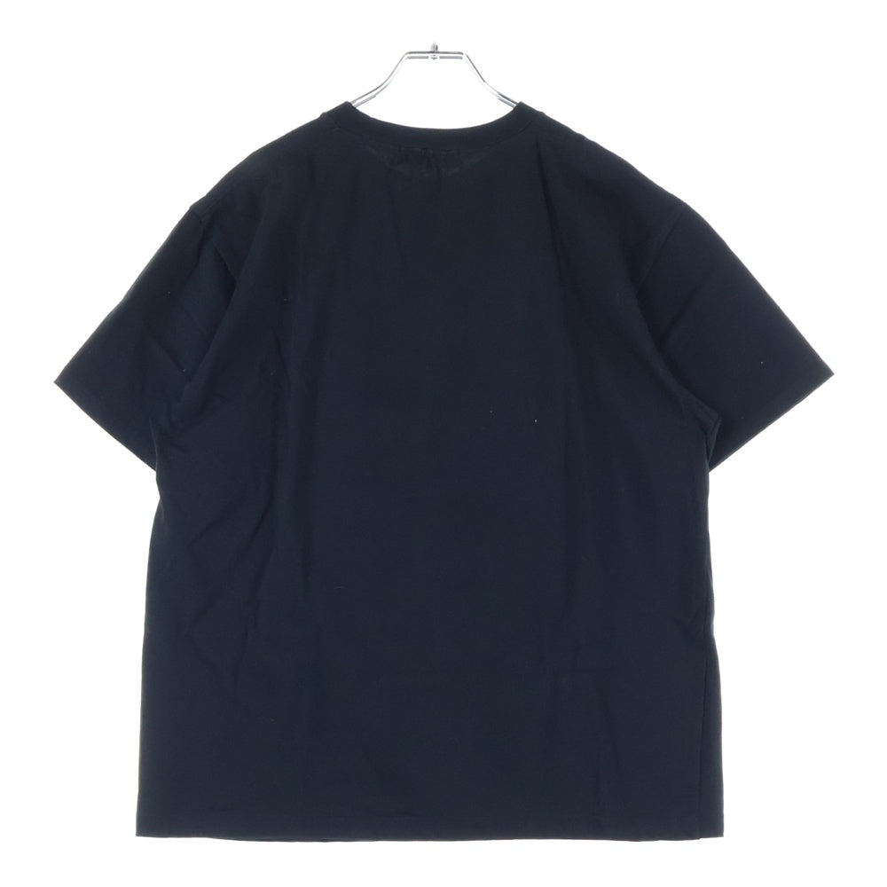 GOD SELECTION XXX(ゴッドセレクショントリプルエックス) 24SS バスルーム プリント クルーネック 半袖Tシャツ カットソー ブラック GX-S24-ST-10