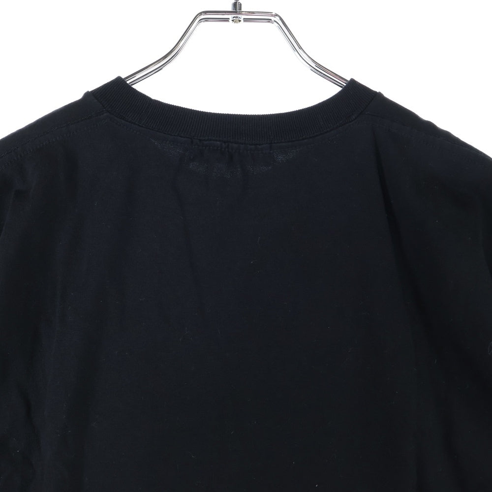 GOD SELECTION XXX(ゴッドセレクショントリプルエックス) 24SS バスルーム プリント クルーネック 半袖Tシャツ カットソー ブラック GX-S24-ST-10