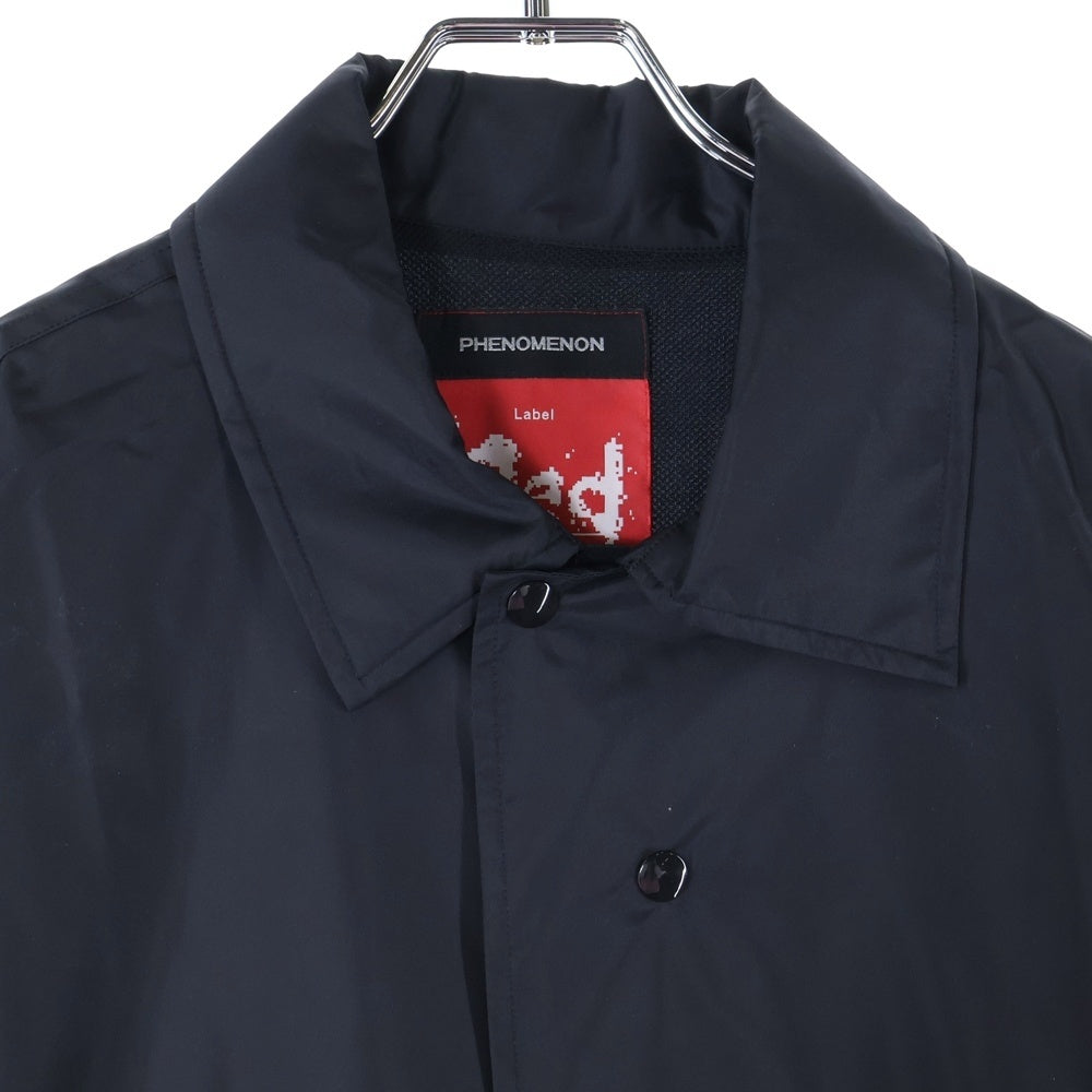 PHENOMENON(フェノメノン) 24SS by FUMITO GANRYU バックプリント グラフィティ ナイロン コーチジャケット ブラック FU11-BL-101