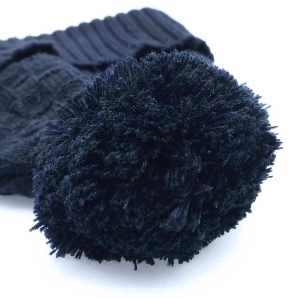 NO BRAND(ノーブランド) G.L.RELAXING グリーンレーベルリラクシング ニット帽 ビーニー ブラック