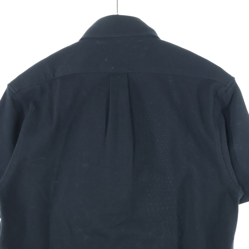 LACOSTE(ラコステ) PIQUE STRETCH ピケ ストレッチ ボタンダウン 半袖ポロシャツ ブラック