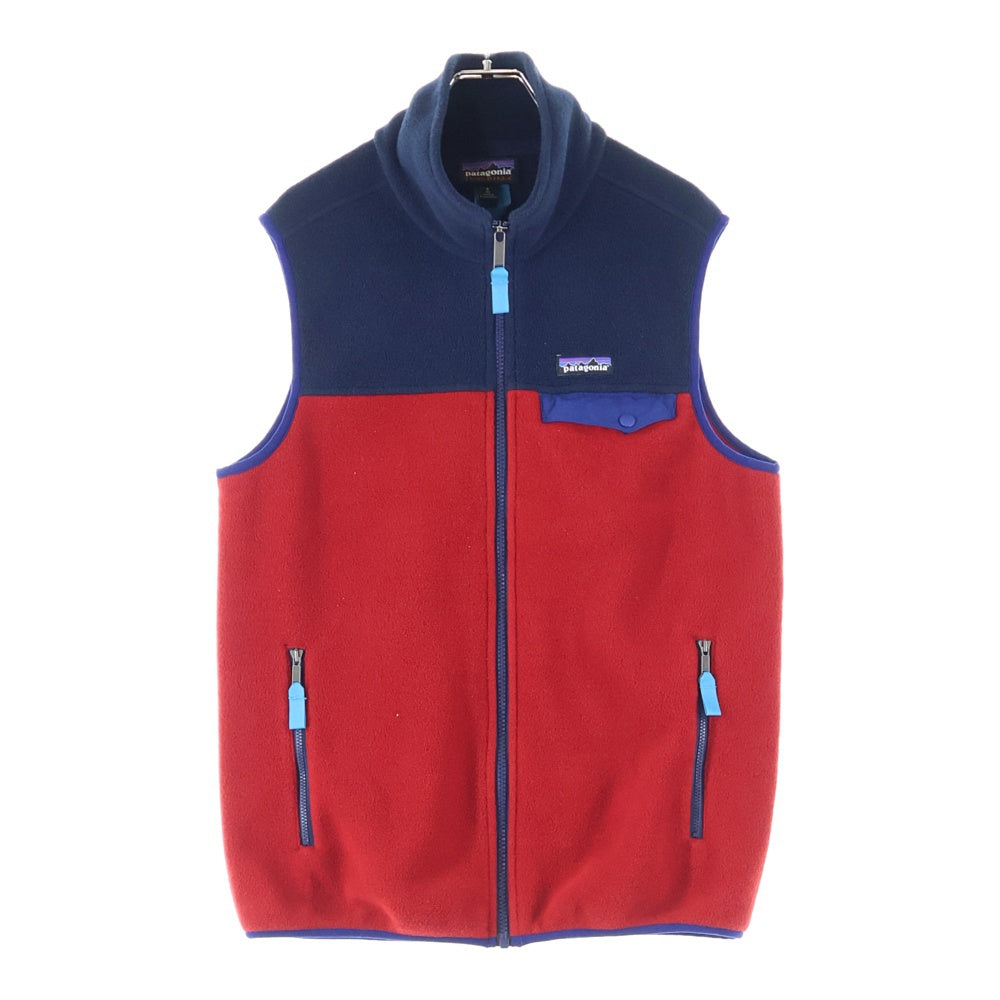 PATAGONIA(パタゴニア) 15AW SYNCHILLA シンチラ フリース ベスト ネイビー/レッド STY25500