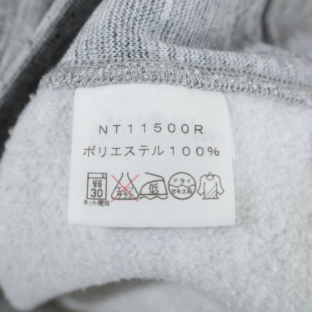 THE NORTH FACE(ザノースフェイス) HEATHER LOGO HOODIE ヘザーフロントロゴ プルオーバーフーディー パーカー スウェット グレー NT11500R