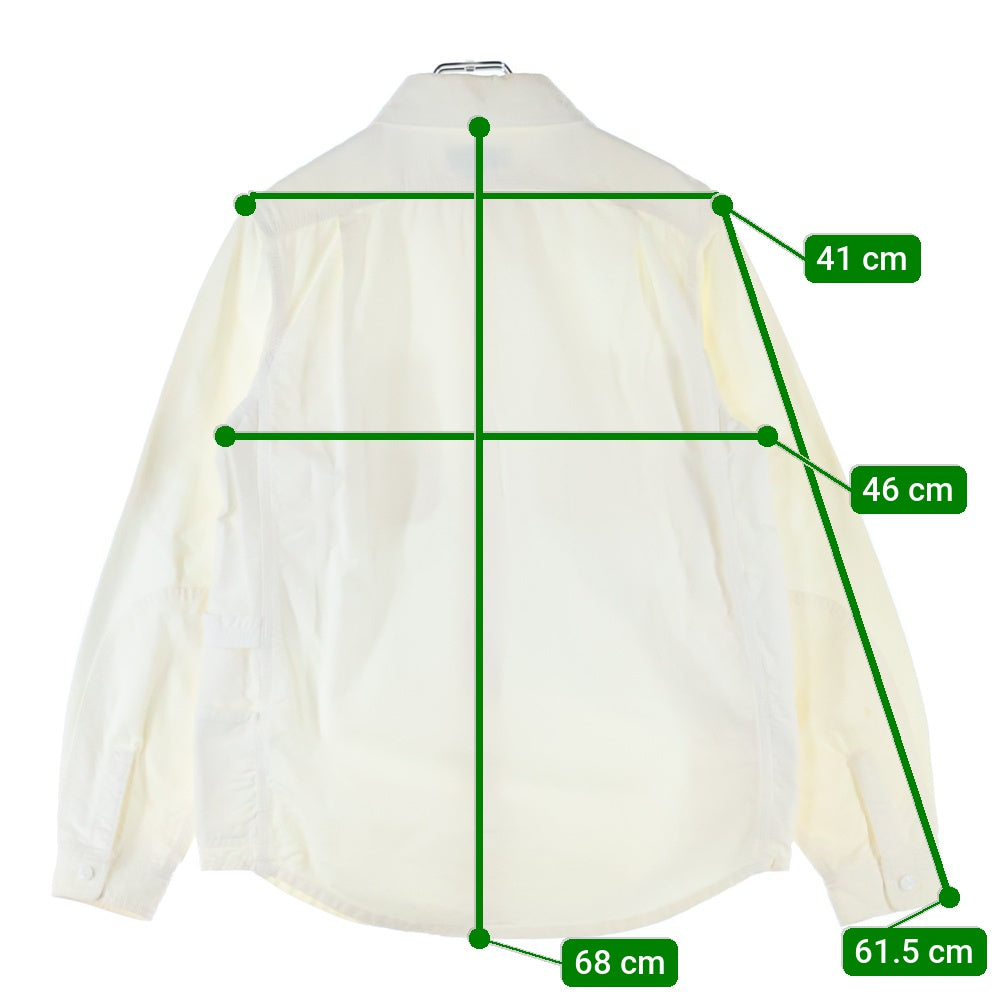 SASSAFRAS(ササフラス) コットン 長袖シャツ ホワイト
