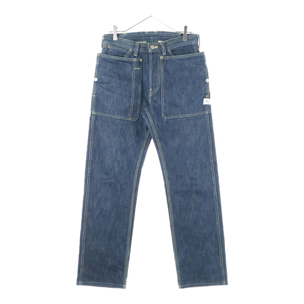 SASSAFRAS(ササフラス) NOTICE ノティス テーパード デニムパンツ インディゴ