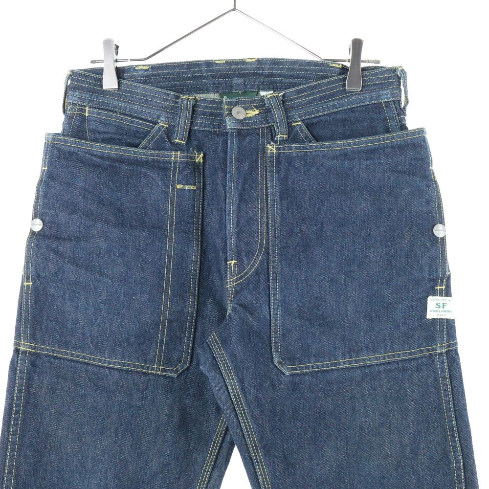 SASSAFRAS(ササフラス) NOTICE ノティス テーパード デニムパンツ インディゴ