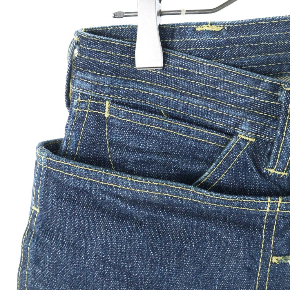 SASSAFRAS(ササフラス) NOTICE ノティス テーパード デニムパンツ インディゴ