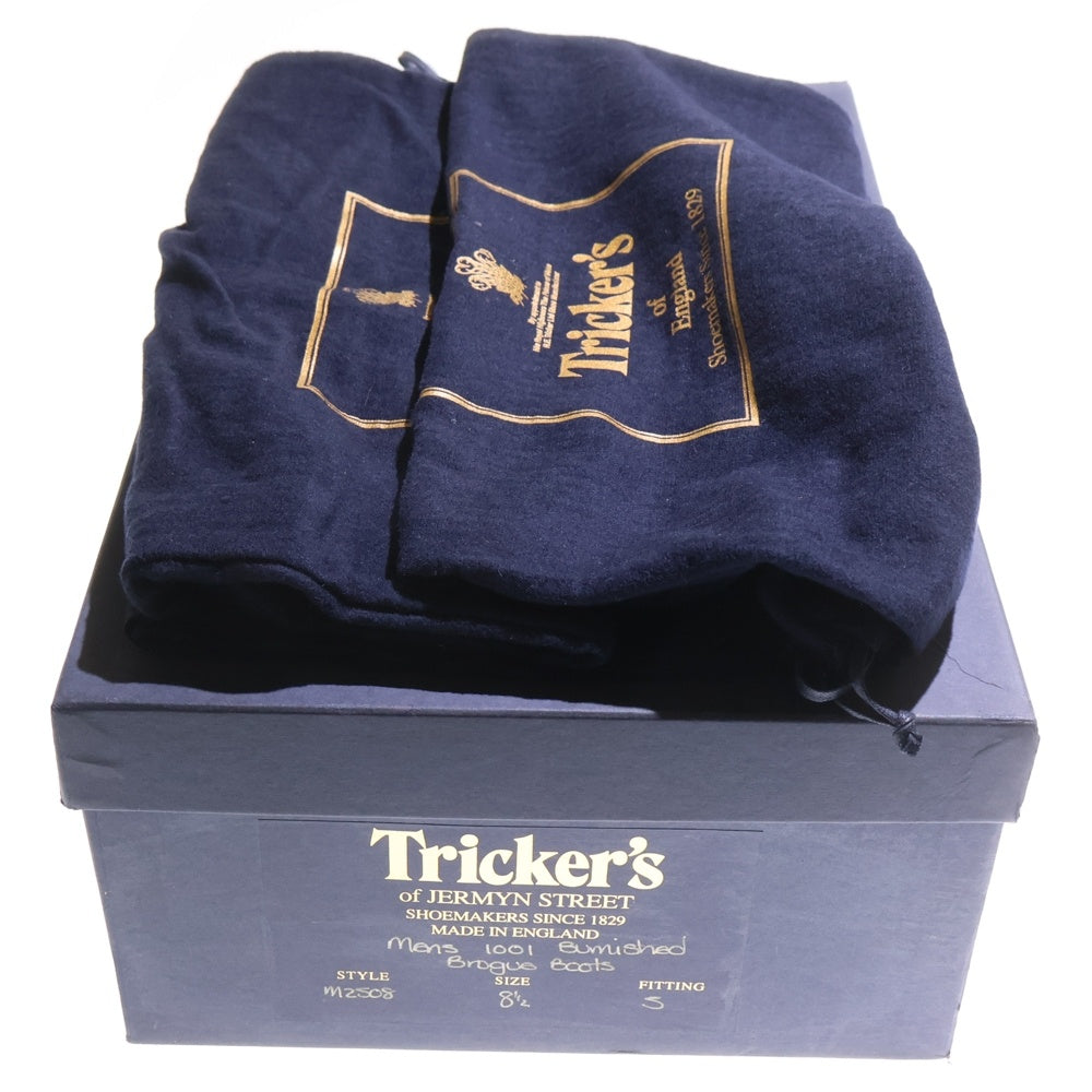 Tricker's(トリッカーズ) MALTON モールトン ウイングチップ レースアップブーツ ブラウン M2508