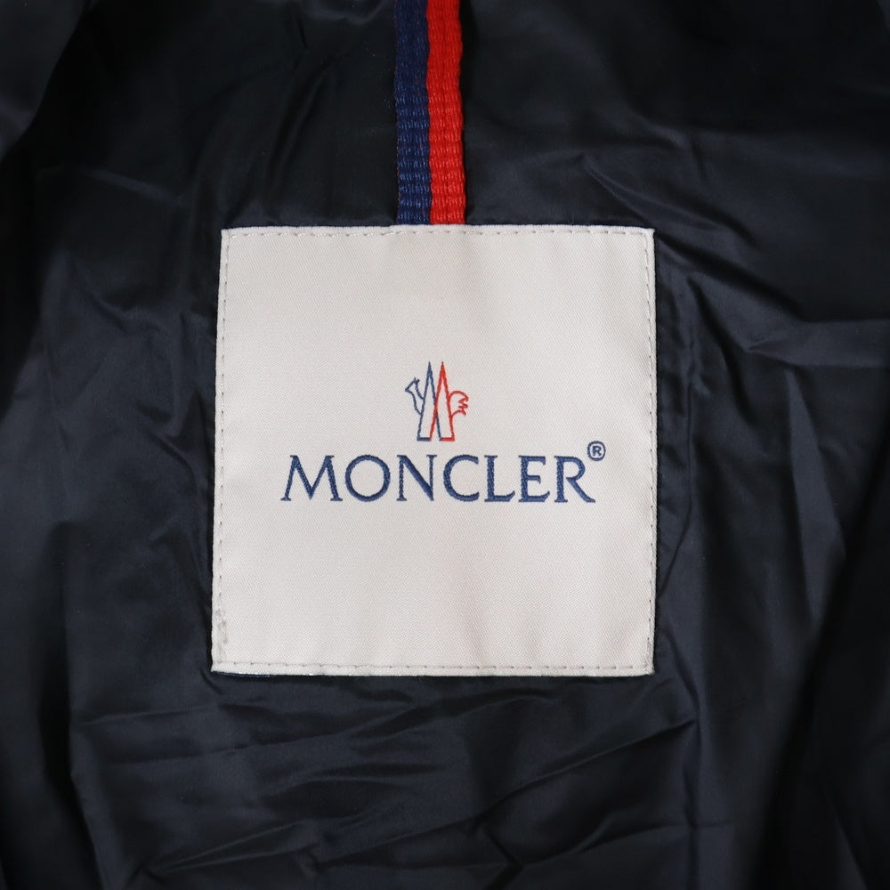 MONCLER(モンクレール) 18AW HERMIFUR GIUBBOTTO エルミファー リアルファー付 ジップアップダウンジャケット ダウンコート レディース ブラック D20934990015 53048