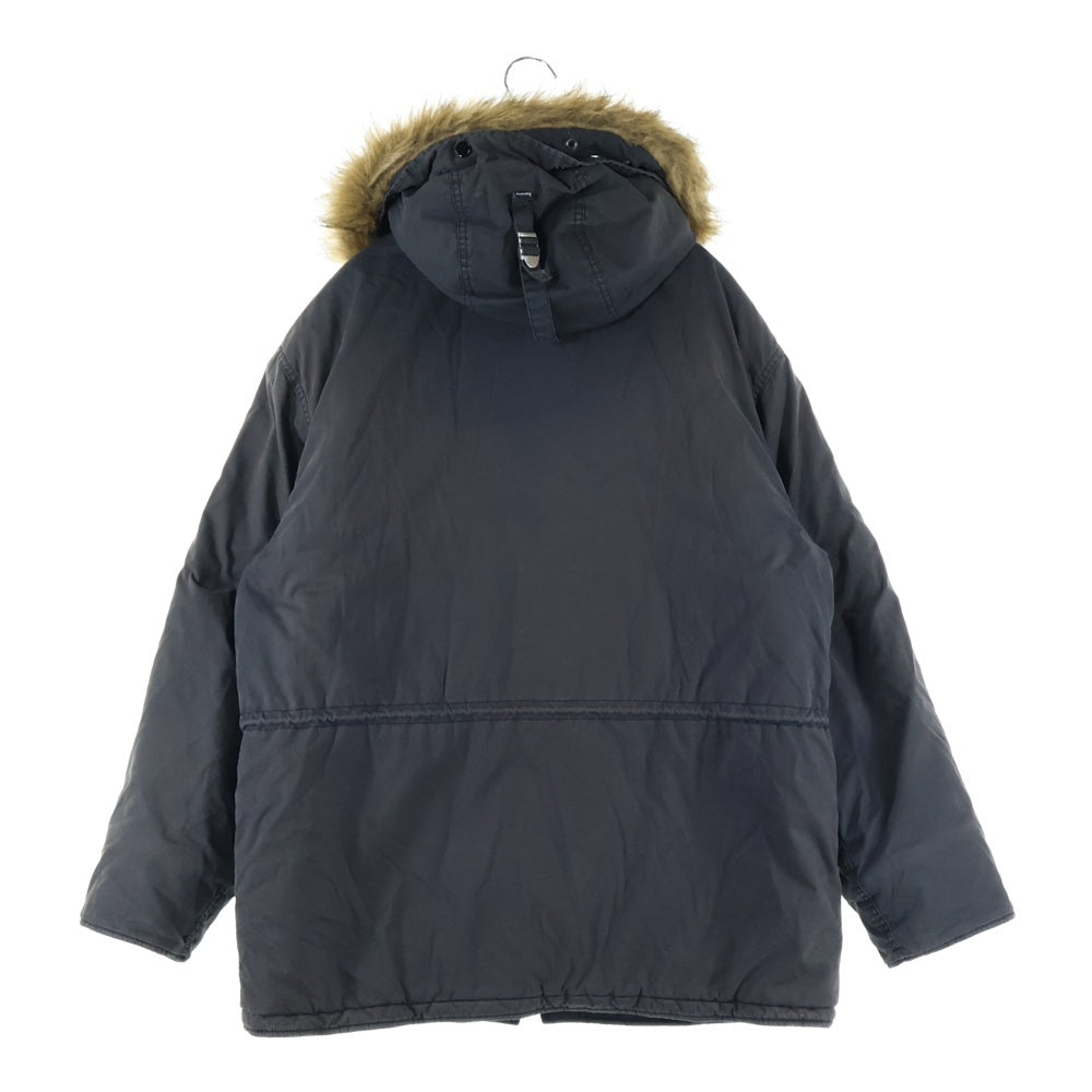 SUPREME(シュプリーム) 19AW Spellout N-3B Parka スペルアウト ミリタリー フーデッドジャケット ブラック