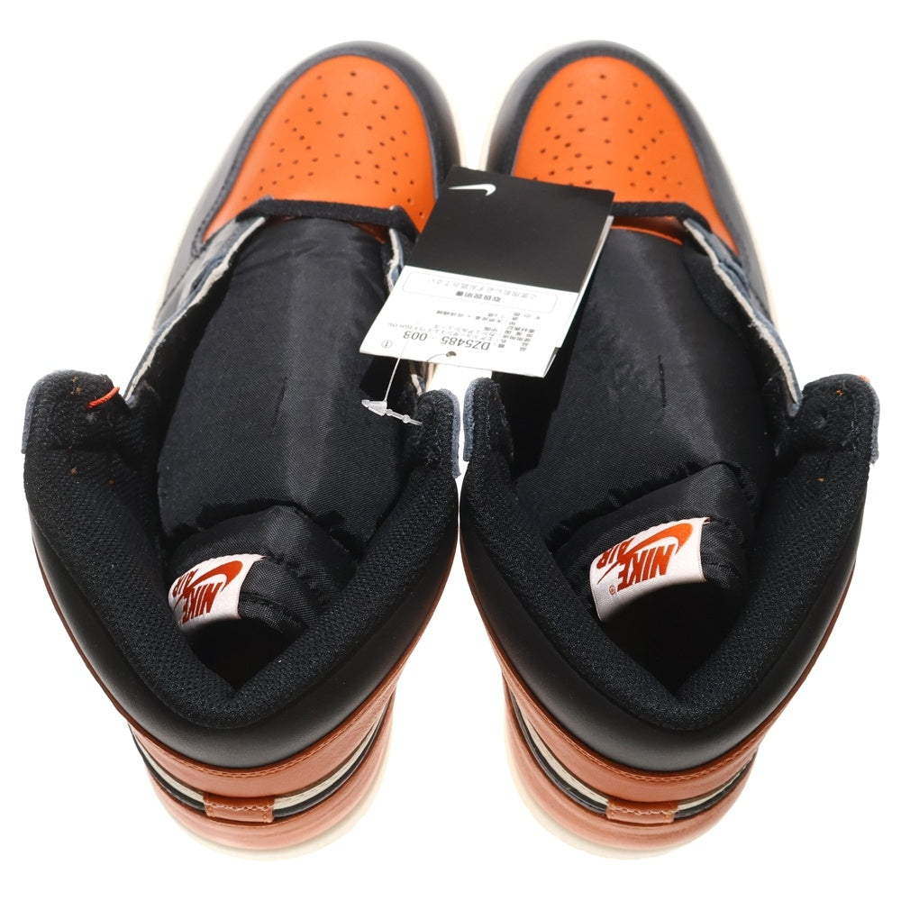 NIKE(ナイキ) AIR JORDAN 1 RETRO HIGH OG SHATTERED BACKBOARD エア ジョーダン 1 レトロ シャッタードバックボード ハイカットスニーカー オレンジ US10/28cm DZ5485-008