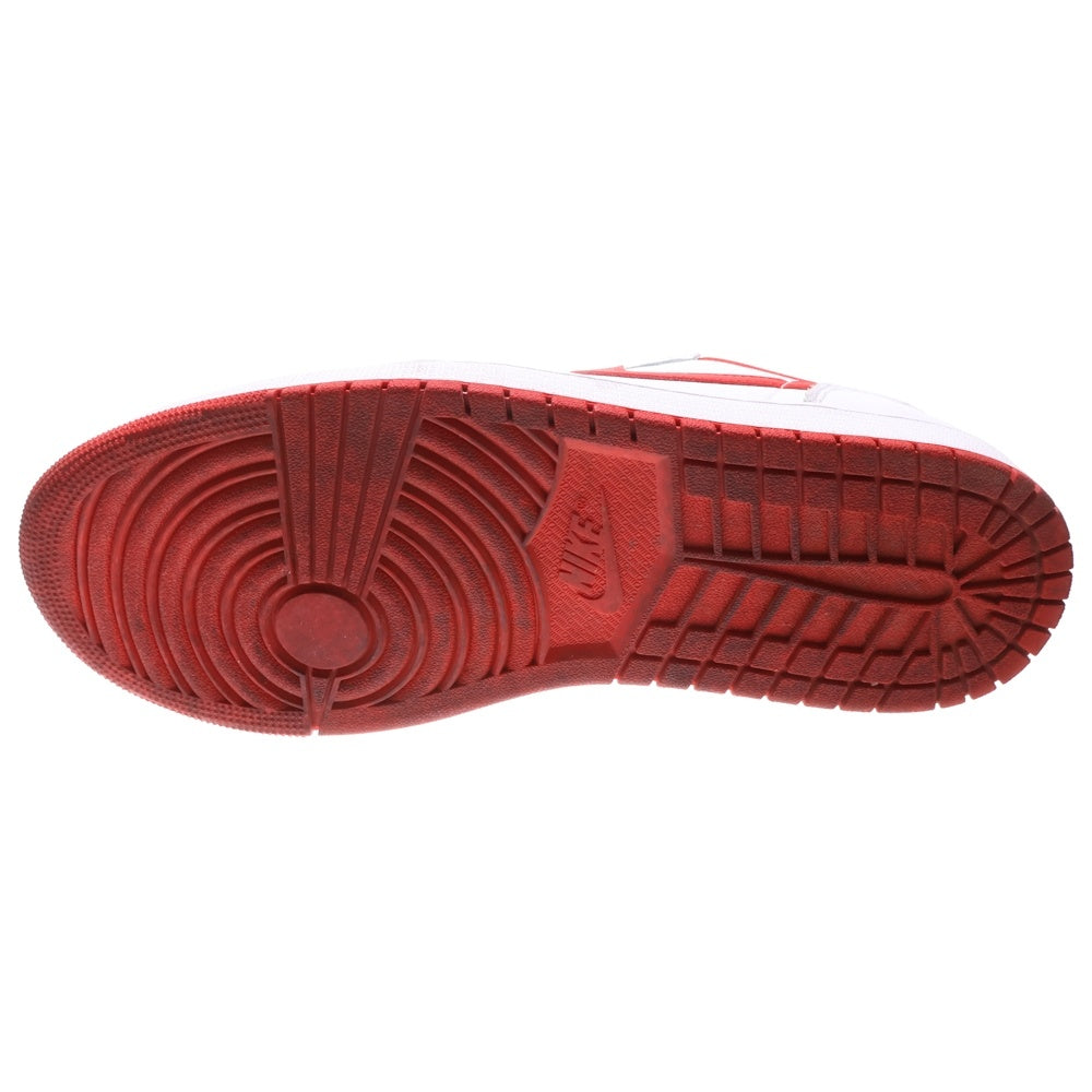 NIKE(ナイキ) AIR JORDAN 1 RETRO LOW OG エアジョーダン1 レトロ ホワイト アンド ユニバーシティレッド ローカットスニーカー ホワイト/レッド US10.5/28.5cm CZ0790-161