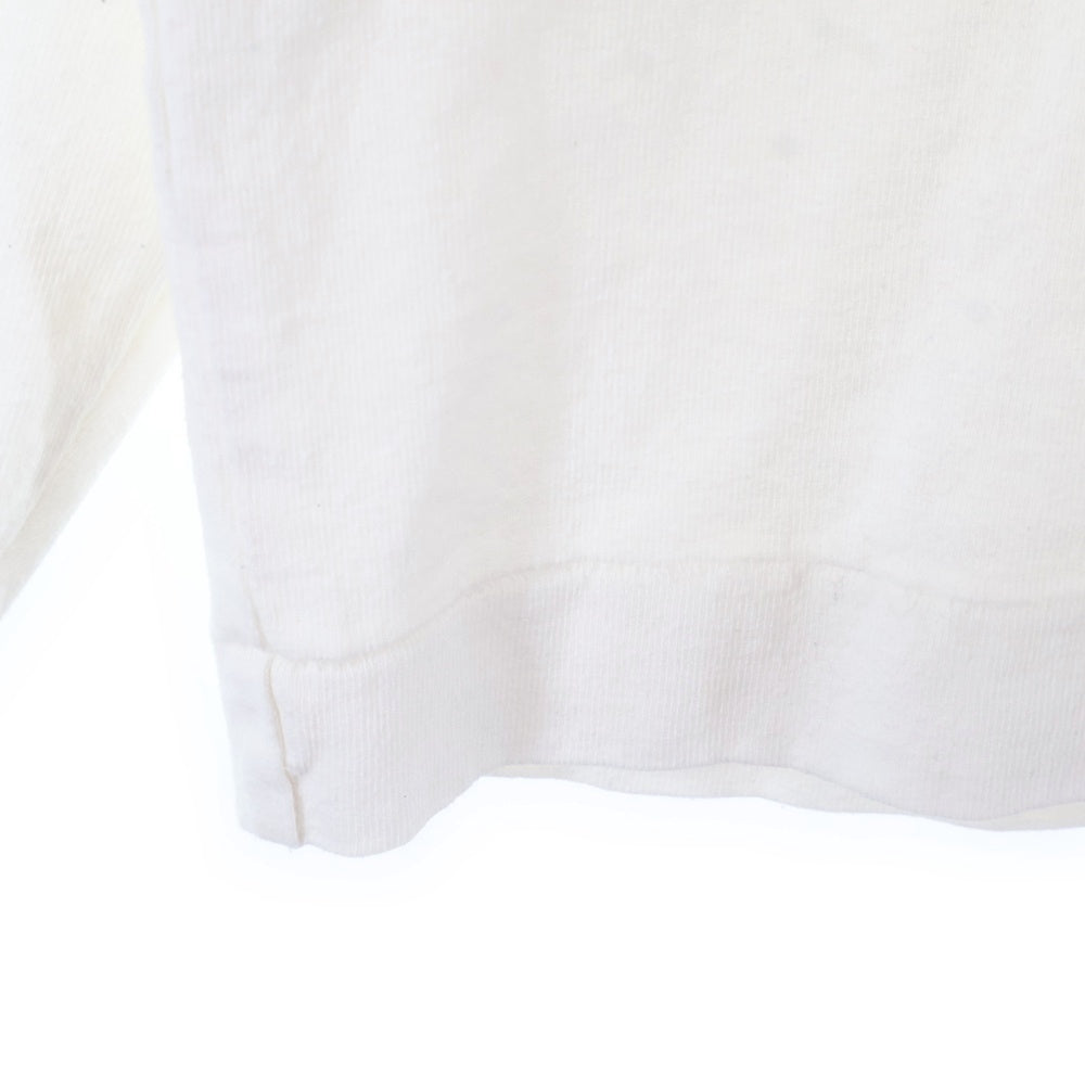 HUMAN MADE(ヒューマンメイド) ×GIRLS DON'T CRY VALENTINES DAY L/S T-SHIRT ガールズドントクライ バレンタイン フロントロゴデザイン クルーネック カットソー 長袖Tシャツ ホワイト