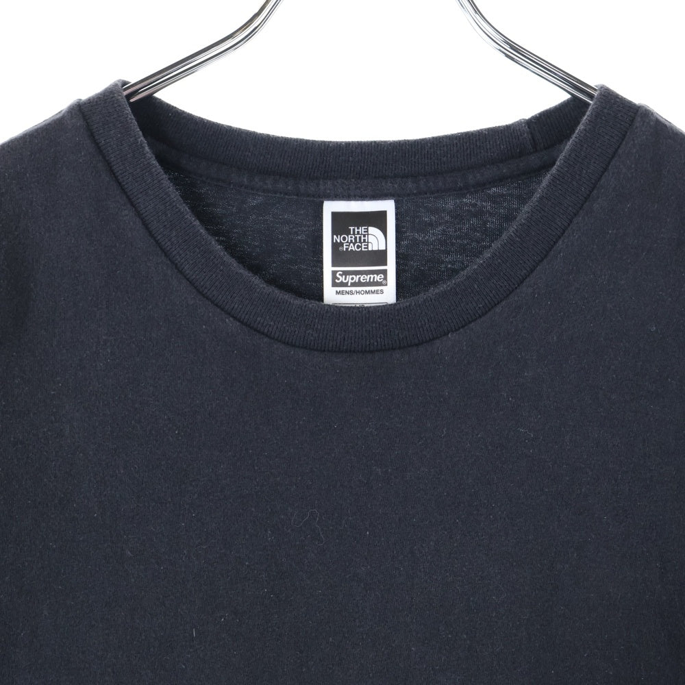 SUPREME(シュプリーム) 23SS ×THE NORTH FACE PC PRINTED S/S POCKET TEE ザノースフェイス 半袖Tシャツ カットソー ブラック NT023091