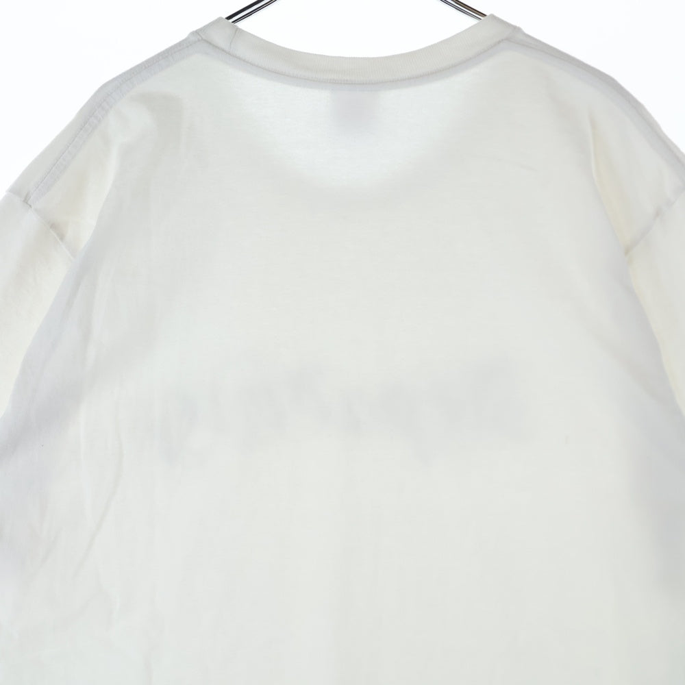 SUPREME(シュプリーム) 19AW Smoke Tee スモーク フロントロゴデザイン クルーネック カットソー 半袖Tシャツ ホワイト