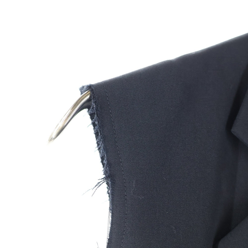 REGULATION Yohji Yamamoto MEN(レギュレーションヨウジヤマモトメン) 15AW カットオフ ノースリーブ 2B ロング テーラードジャケット ブラック FX‐J53‐100