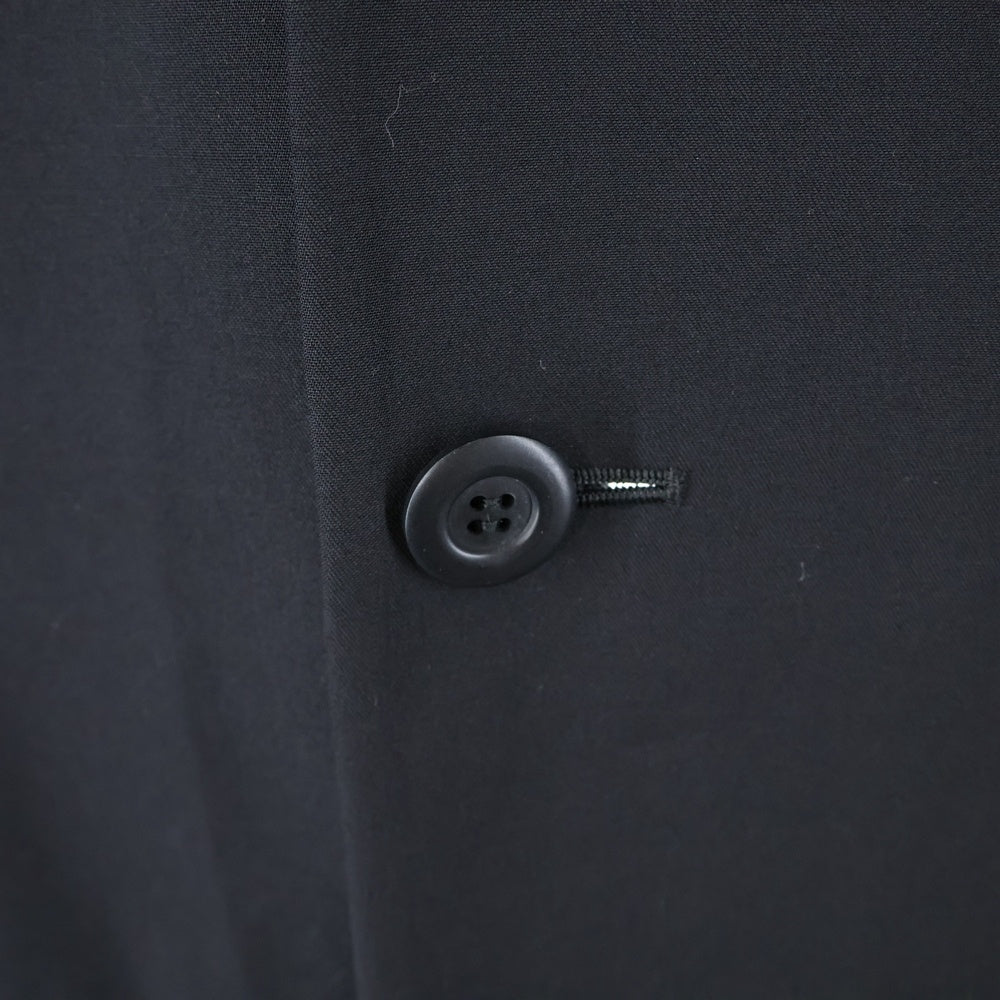 REGULATION Yohji Yamamoto MEN(レギュレーションヨウジヤマモトメン) 15AW カットオフ ノースリーブ 2B ロング テーラードジャケット ブラック FX‐J53‐100