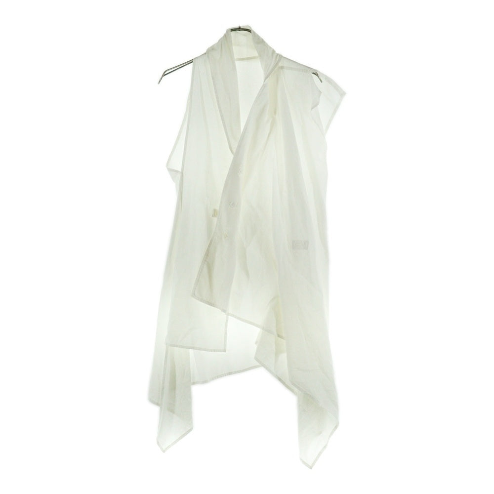 Y's(ワイズ) 11AW アシンメトリー ワンピース ドレス ホワイト レディース YP‐D06‐030