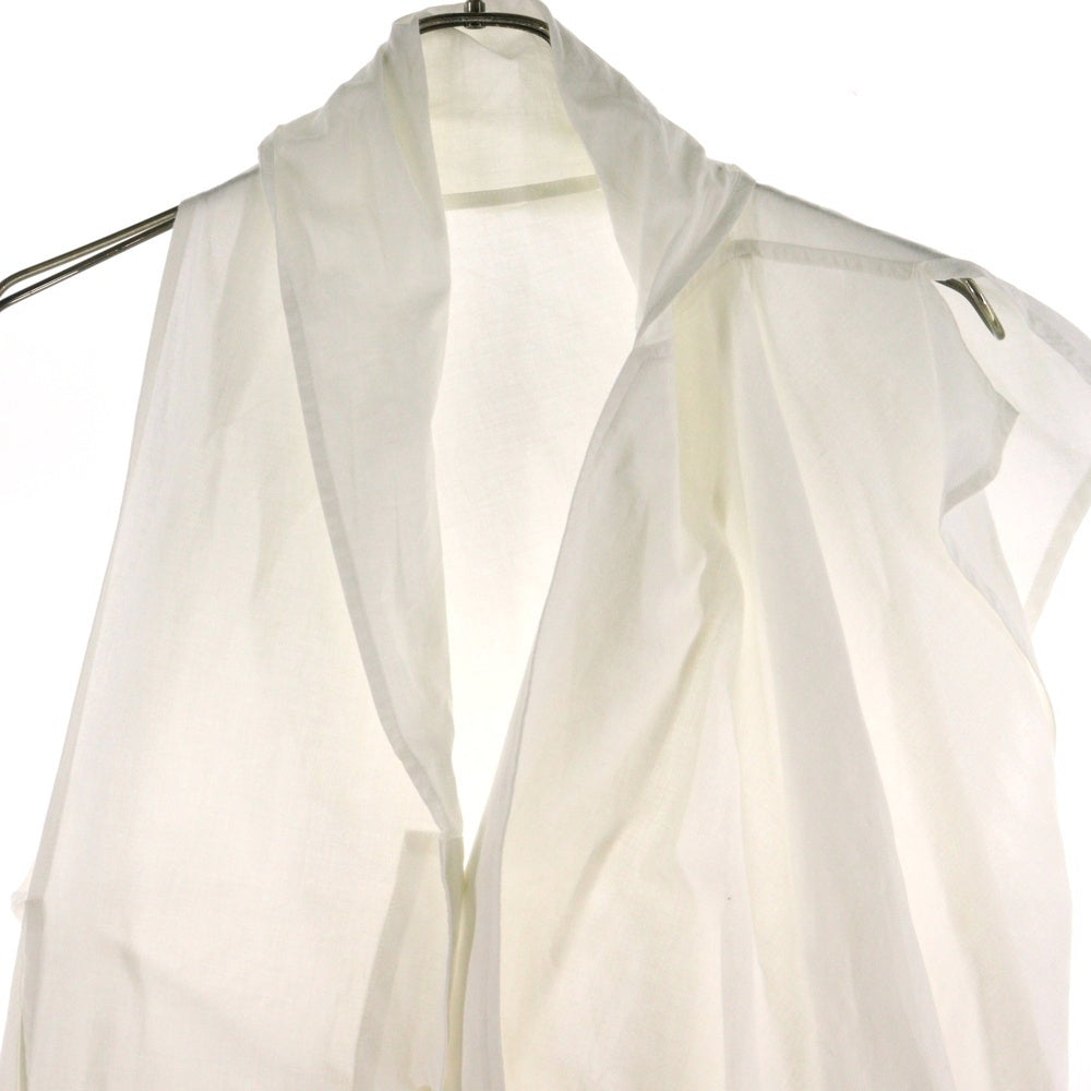 Y's(ワイズ) 11AW アシンメトリー ワンピース ドレス ホワイト レディース YP‐D06‐030