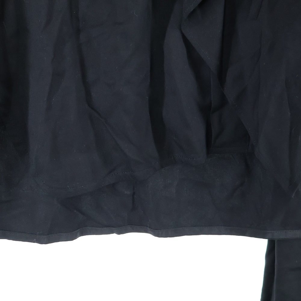 Y's(ワイズ) 05SS リボンタイ 長袖 ブラウス シャツ ブラック YY-B46-230